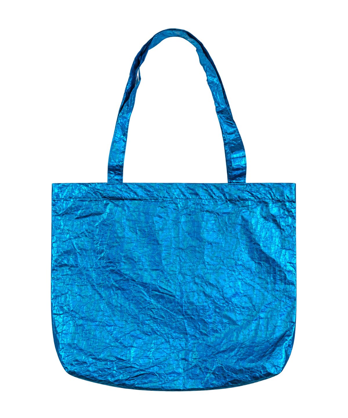 키페(KIFFER) Logo Metallic Crushed Eco bag-blue