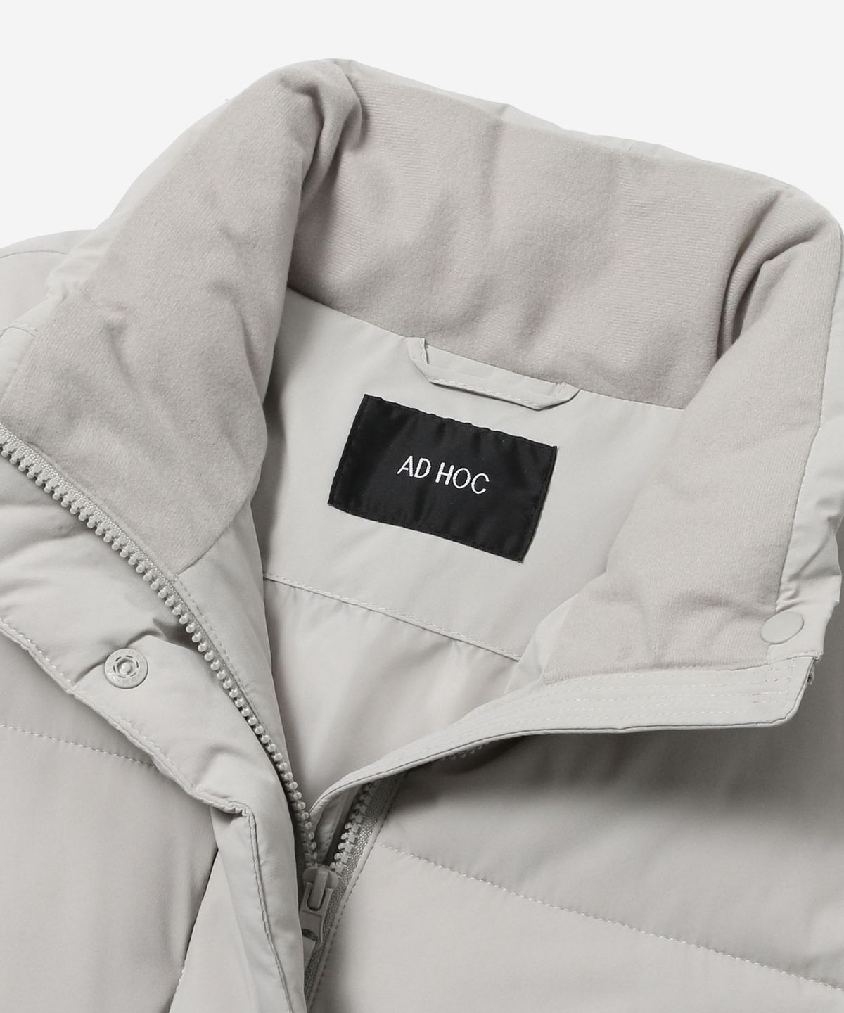 애드호크(ADHOC) 남녀공용 베이직 데일리 숏푸퍼 (LT-BEIGE) (HCAPAA1)