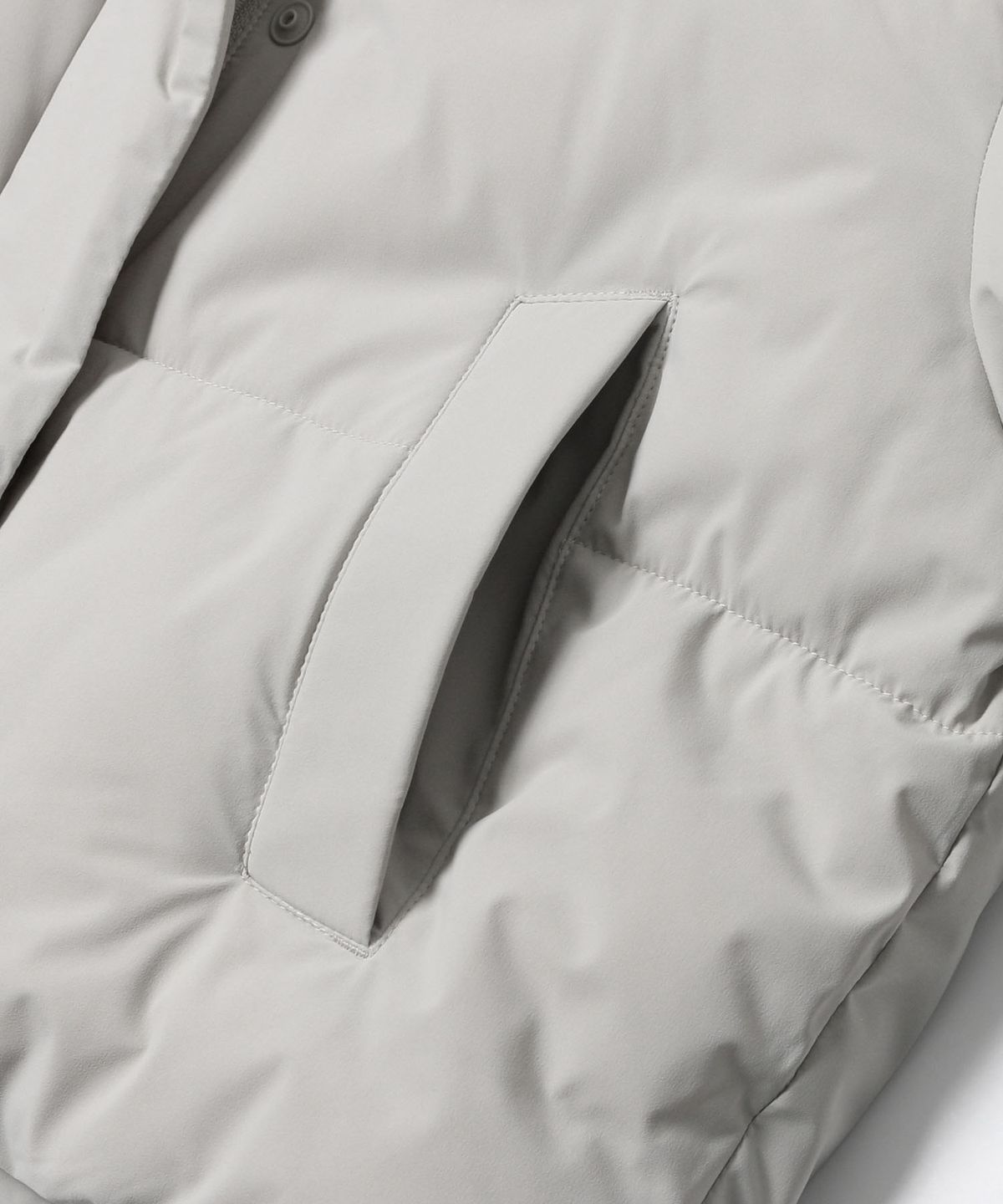 애드호크(ADHOC) 남녀공용 베이직 데일리 숏푸퍼 (LT-BEIGE) (HCAPAA1)
