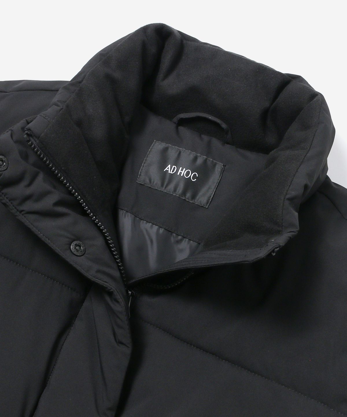 애드호크(ADHOC) 남녀공용 베이직 데일리 숏푸퍼 (BLACK) (HCAPAA1)