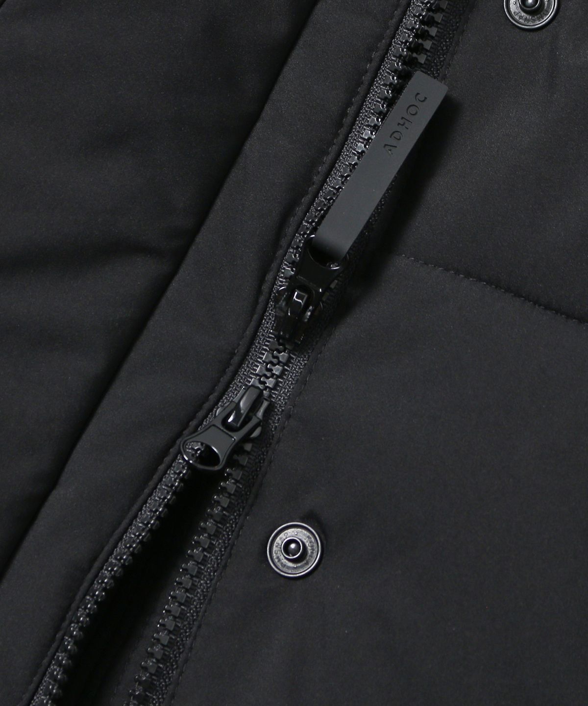 애드호크(ADHOC) 남녀공용 베이직 데일리 숏푸퍼 (BLACK) (HCAPAA1)