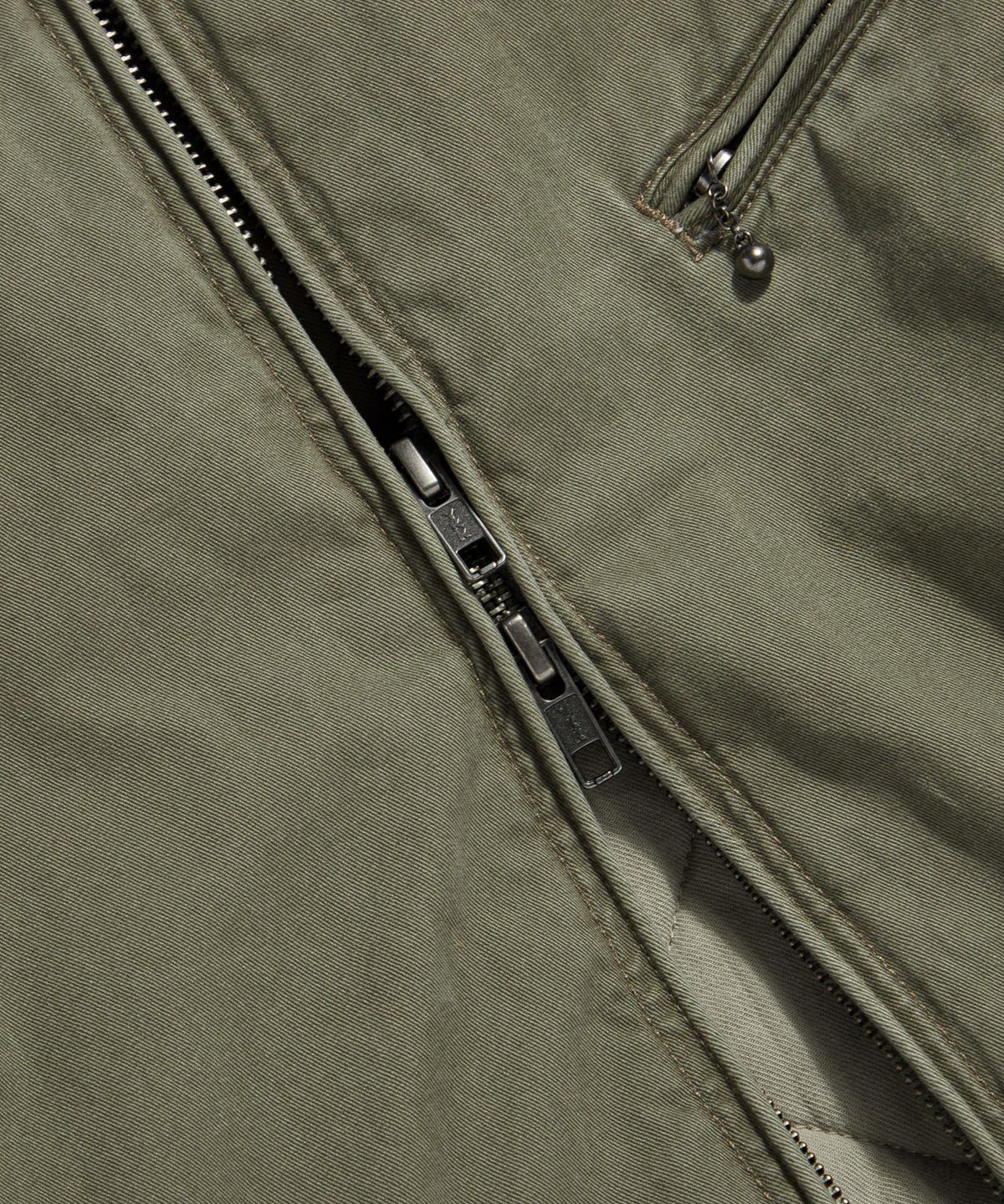 에스피오나지(ESPIONAGE) Insulated Washed Cotton Blouson Olive