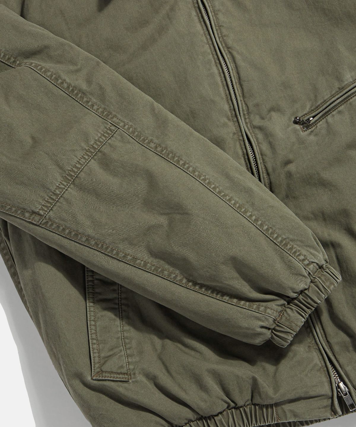 에스피오나지(ESPIONAGE) Insulated Washed Cotton Blouson Olive