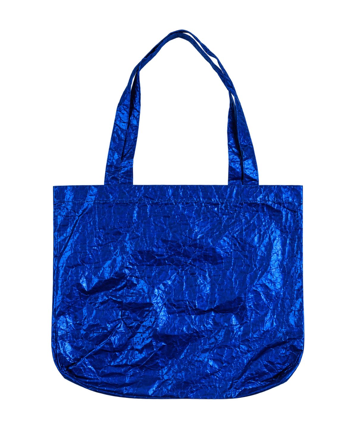 키페(KIFFER) Logo Metallic Crushed Eco bag-cobalt blue