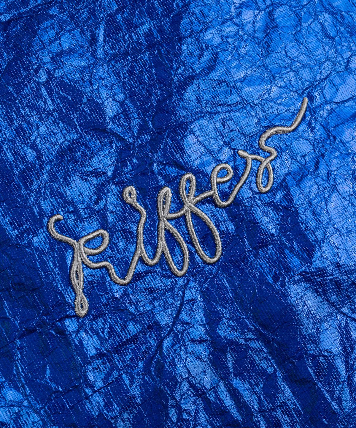 키페(KIFFER) Logo Metallic Crushed Eco bag-cobalt blue