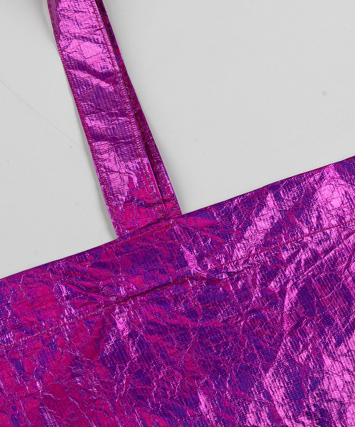 키페(KIFFER) Logo Metallic Crushed Eco bag-purple