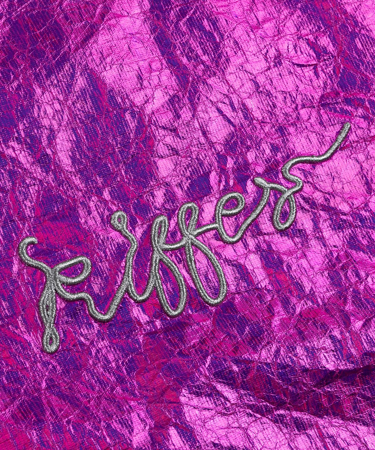 키페(KIFFER) Logo Metallic Crushed Eco bag-purple