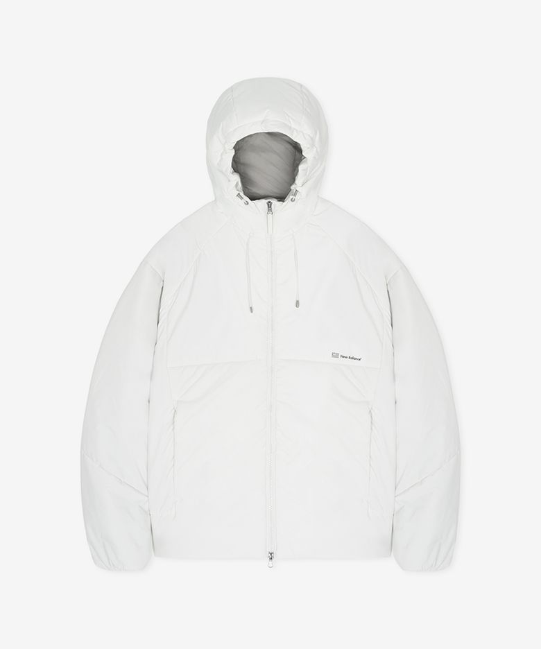 NBNQG41933 / UNI 헤리티지 클라우드 후드 패딩 자켓 (CREAM)