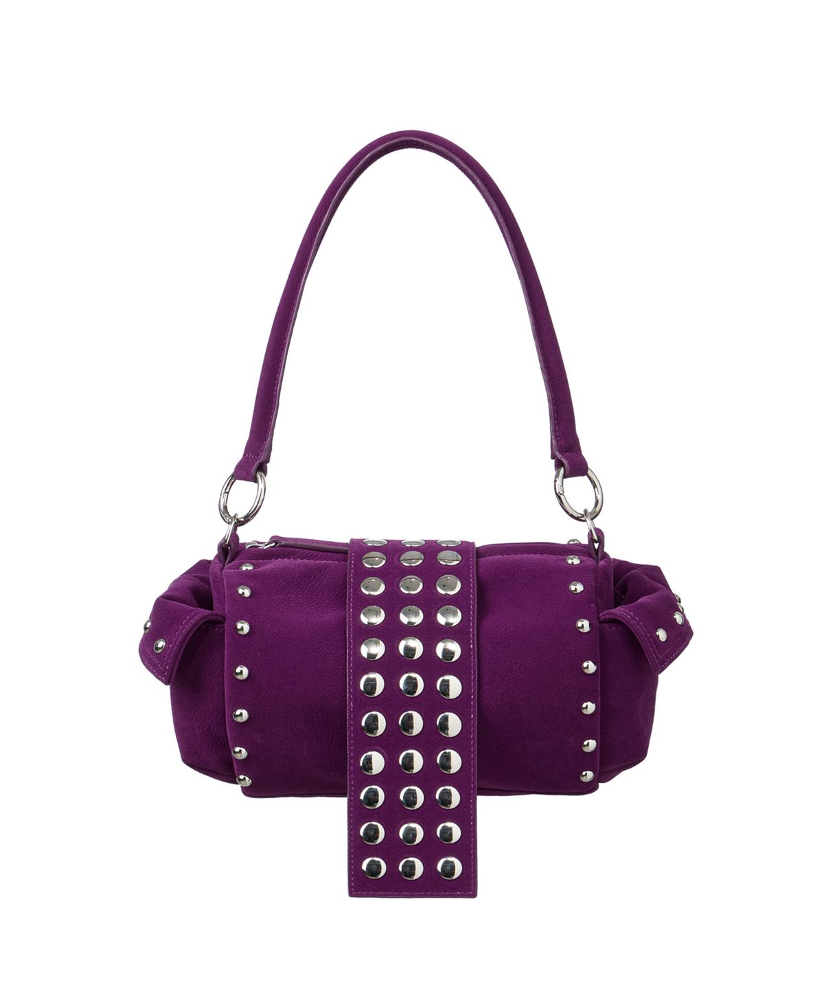 다이닛(DEINET) TWO-WAY STUD MINI BAG IN PURPLE