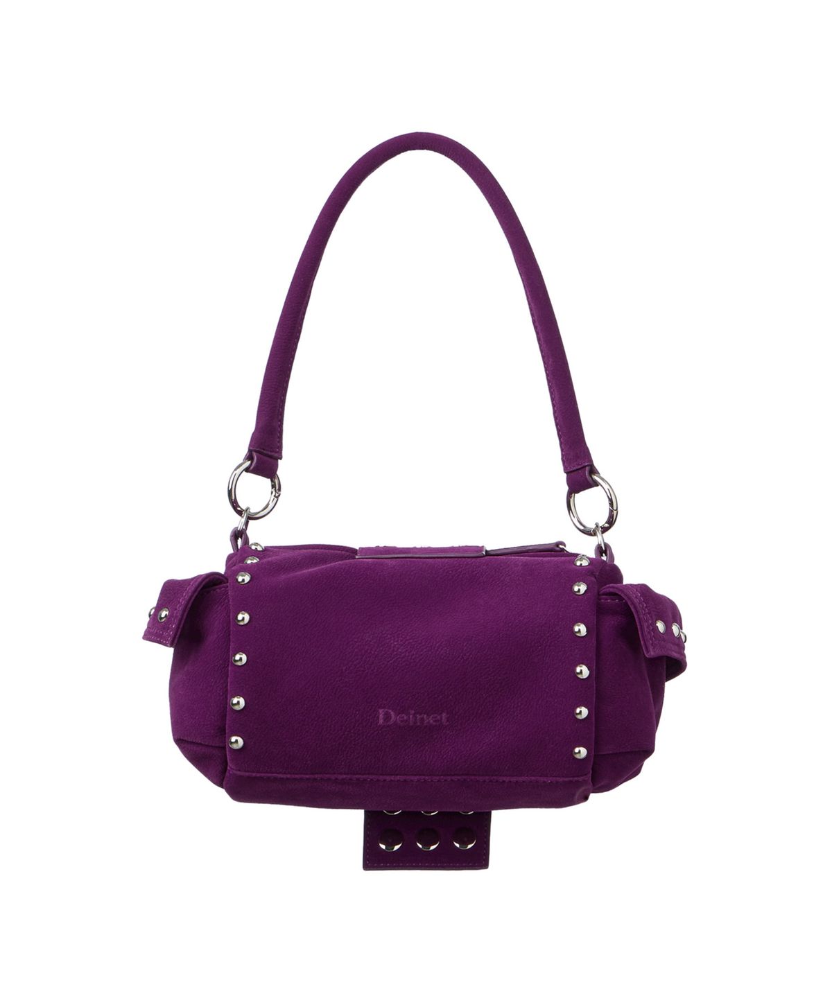 다이닛(DEINET) TWO-WAY STUD MINI BAG IN PURPLE