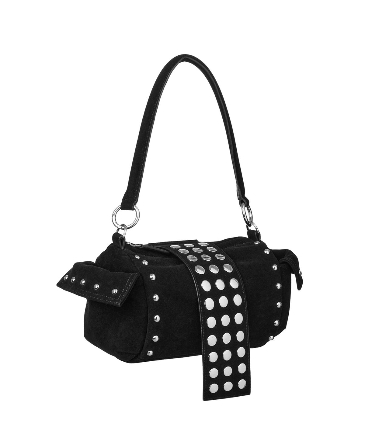 다이닛(DEINET) TWO-WAY STUD MINI BAG IN BLACK