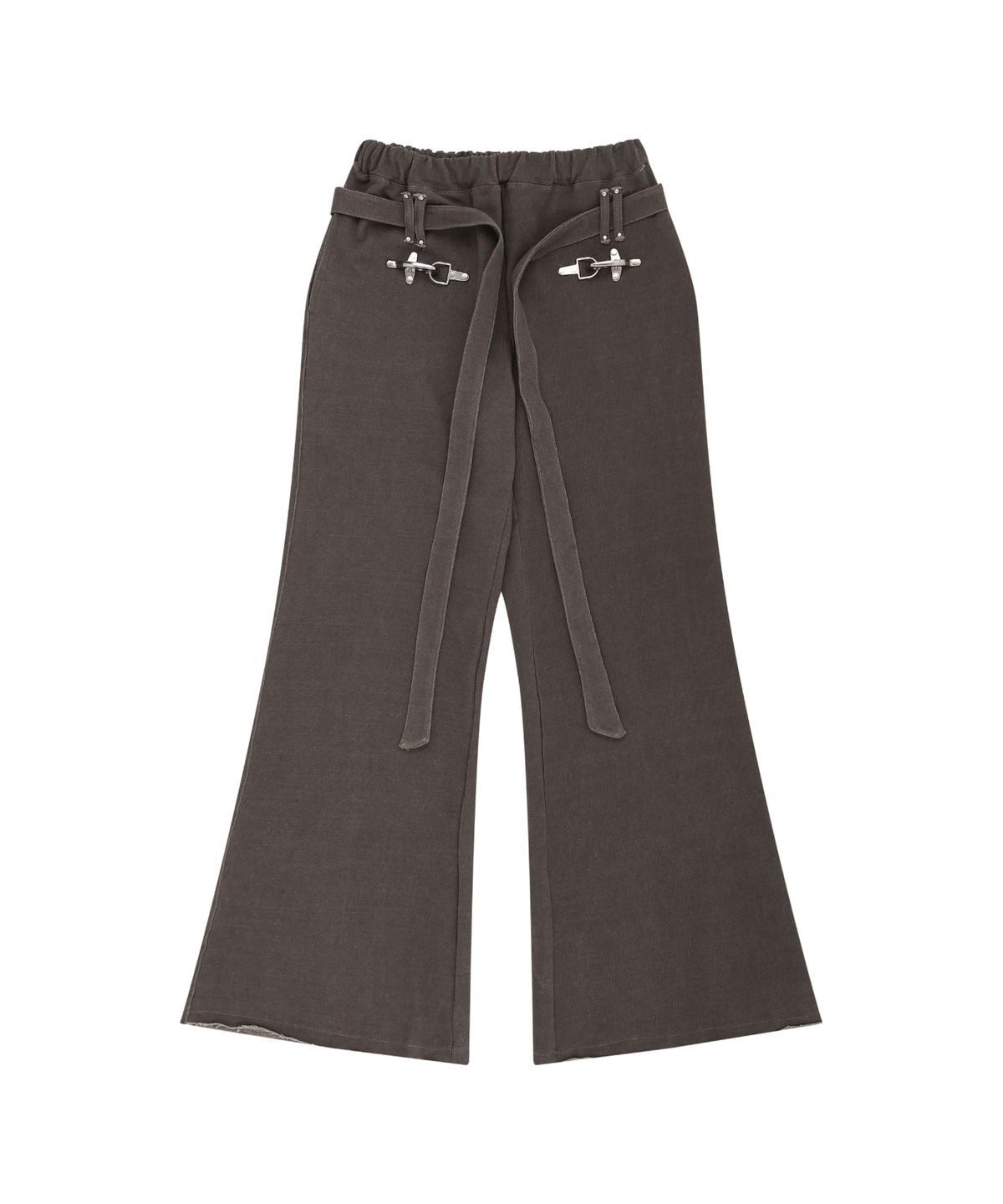 알디유(ALDIYOUU) Buckle Sweatpants - Pigment Brown