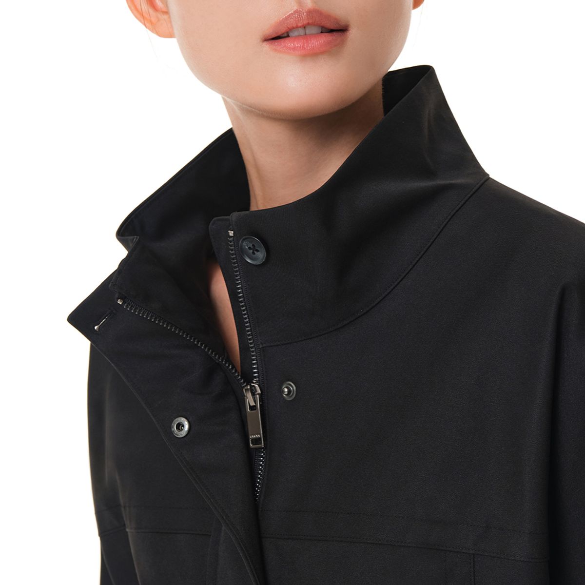 안다르(ANDAR) 트윌 하이넥 볼륨 자켓