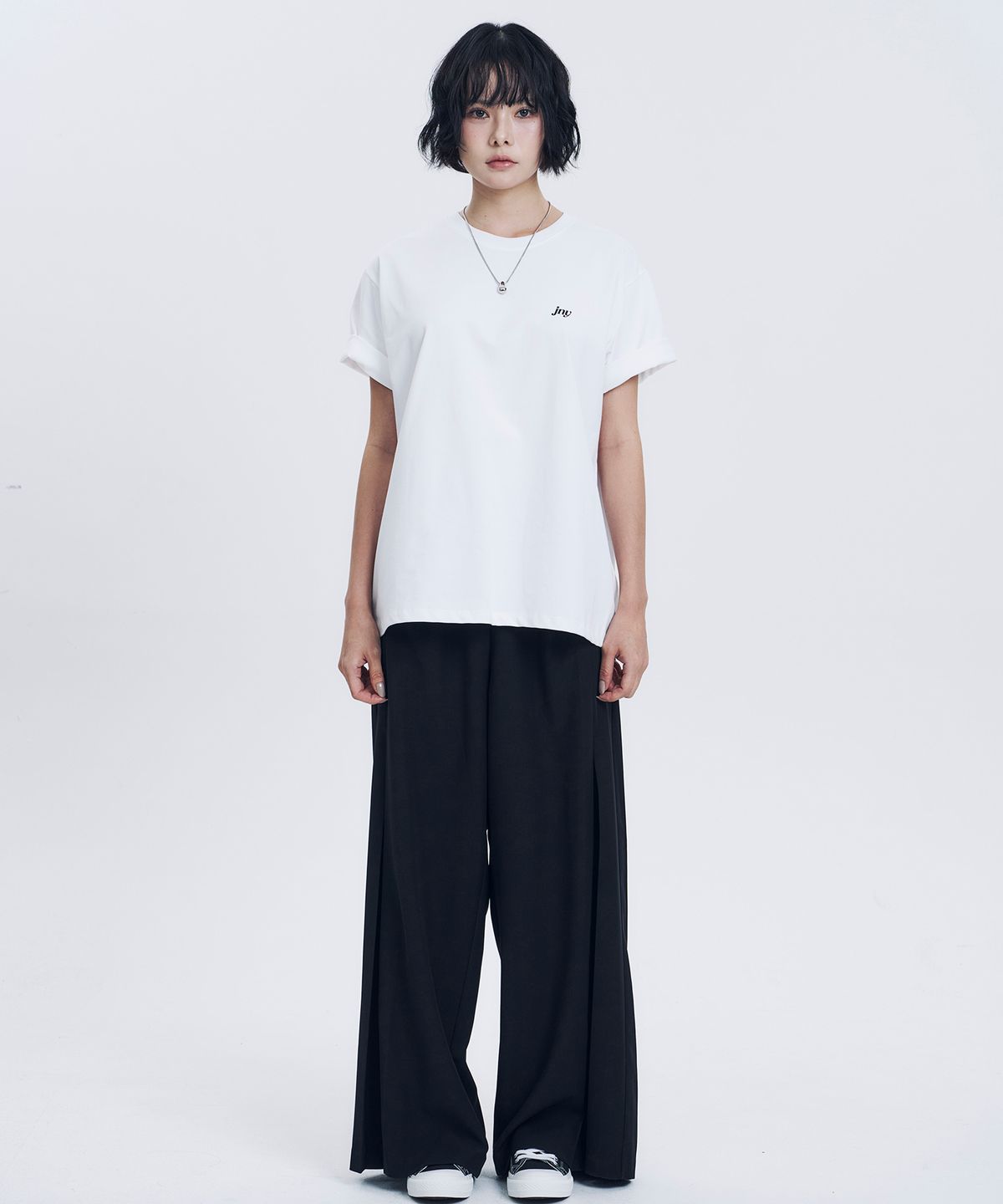 지니영(JEENYYOUNG) JNY 기본 박스티 화이트 (Basic Box Tee - White)