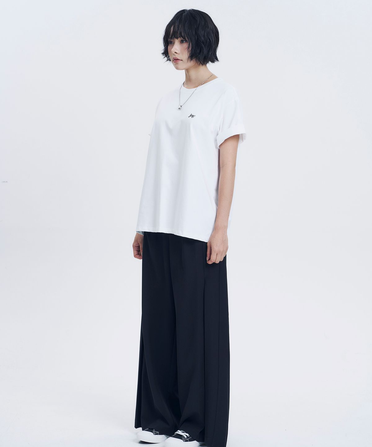 지니영(JEENYYOUNG) JNY 기본 박스티 화이트 (Basic Box Tee - White)