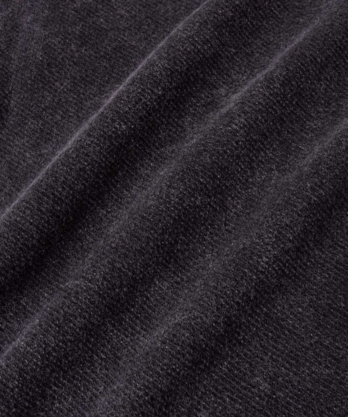 핸즈 엔드(HANDS END) Vintage Half-Zip Sweat Shirt Washed Black