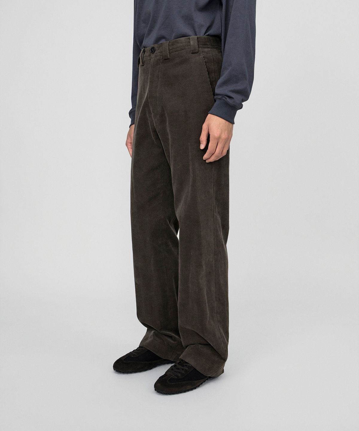 호이테(HEUTE) SAGE COTTON CORDUROY PANTS (KHAKI BROWN)