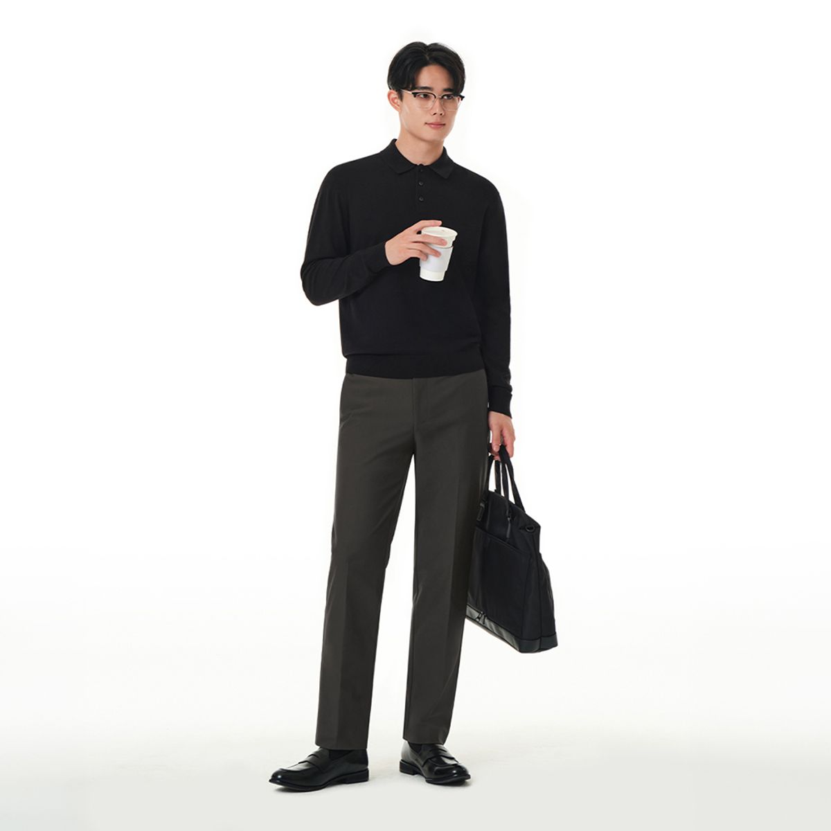 안다르(ANDAR) 어반액티브 맨즈 약기모 슬랙스