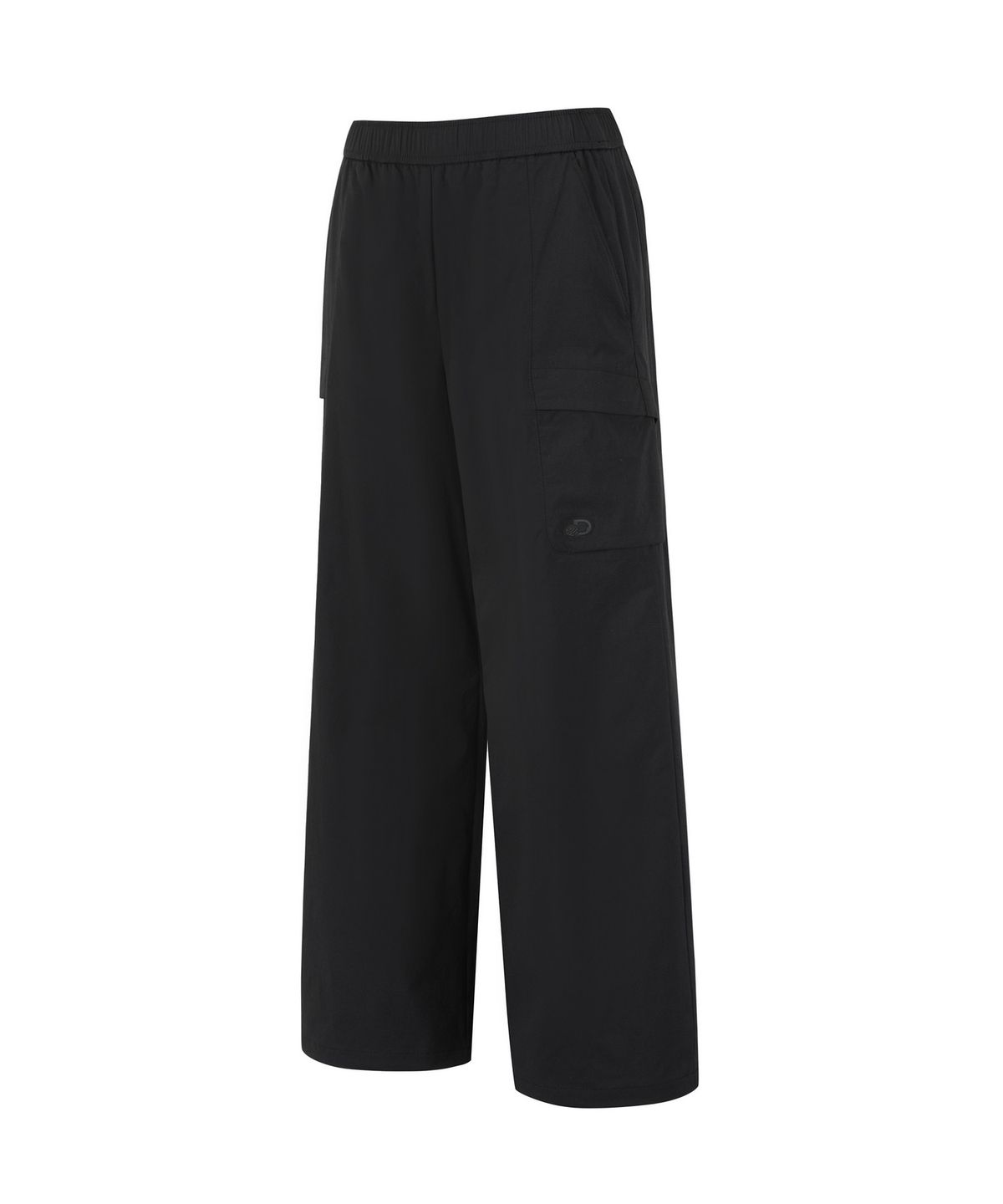 디스커버리 익스페디션(DISCOVERY EXPEDITION) 여성 기모안감 세미와이드 카고팬츠 (BLACK)