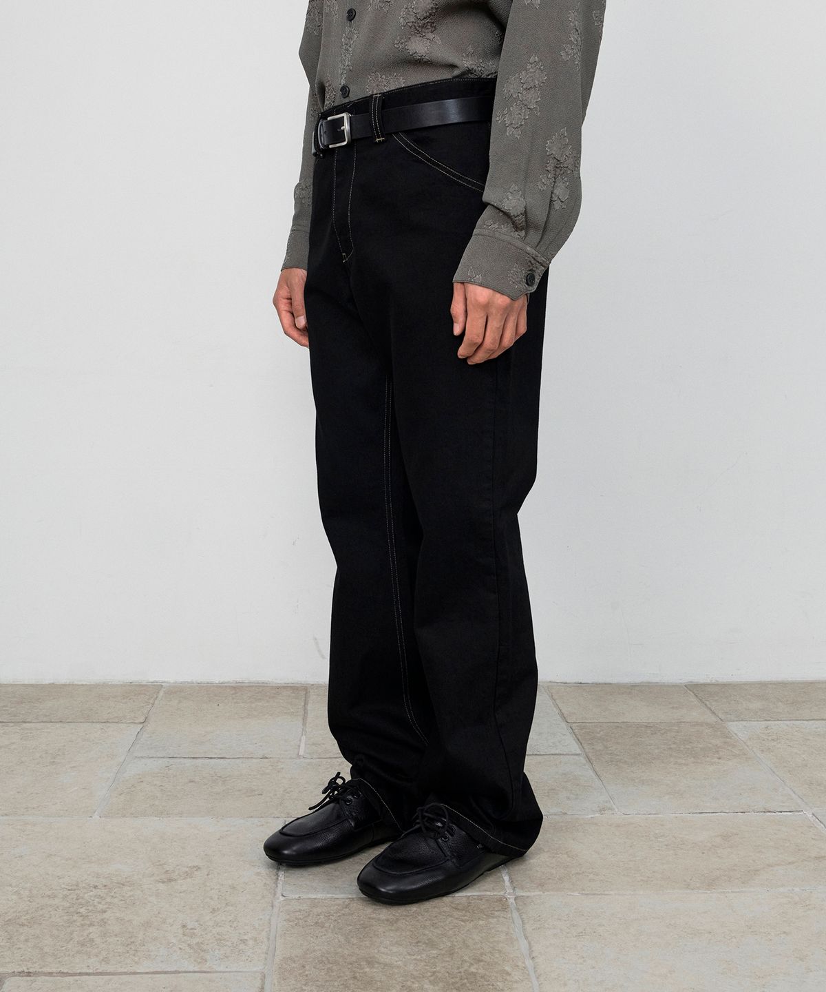 호이테(HEUTE) HET DAVID WASH DENIM (BLACK)