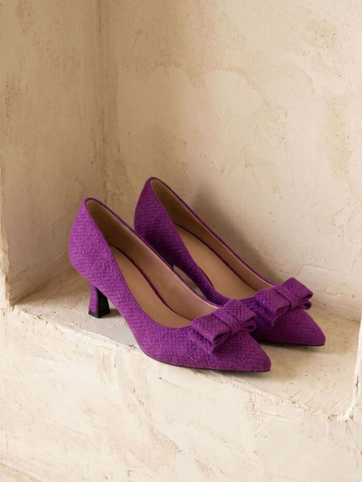 인더발코니(IN THE BALCONY) Sillage Tweed Fuchsia