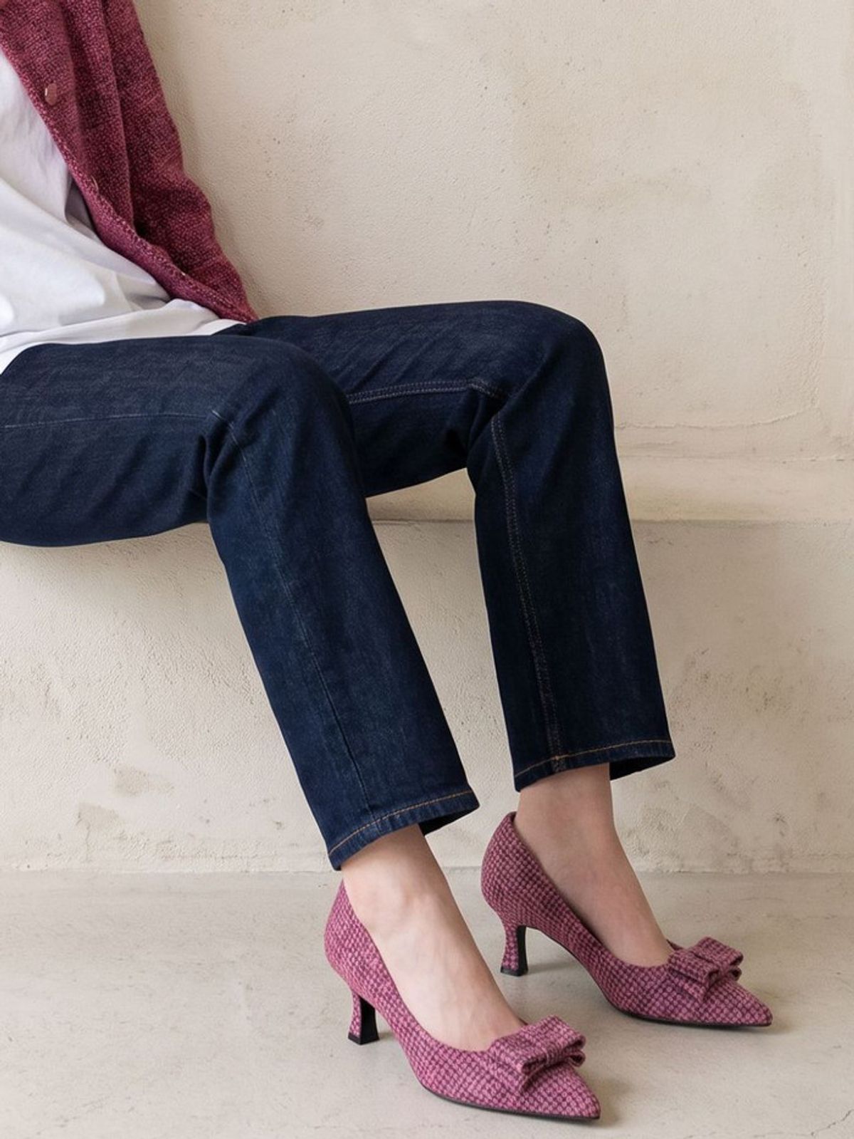 인더발코니(IN THE BALCONY) Sillage Tweed Berry