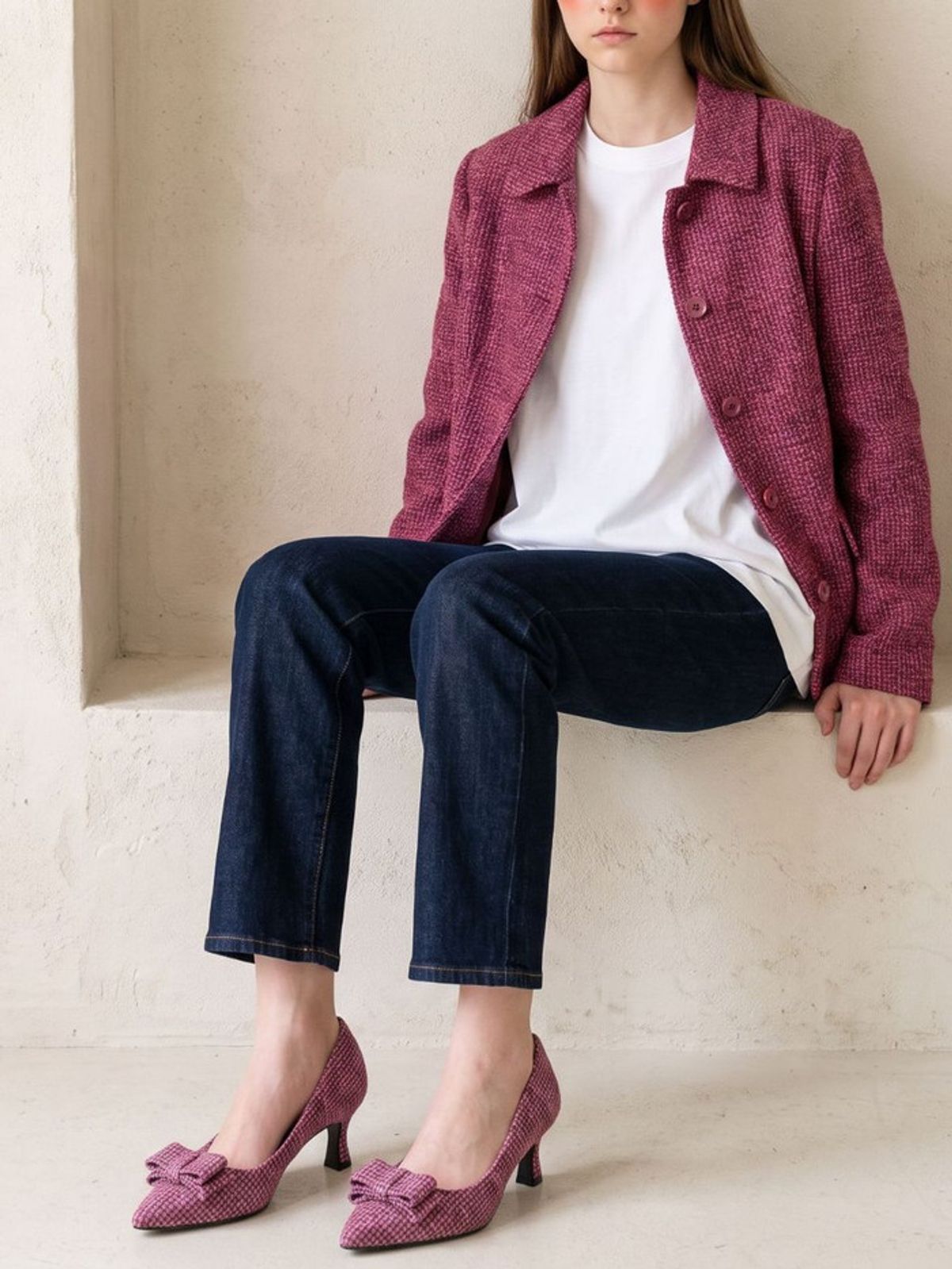 인더발코니(IN THE BALCONY) Sillage Tweed Berry