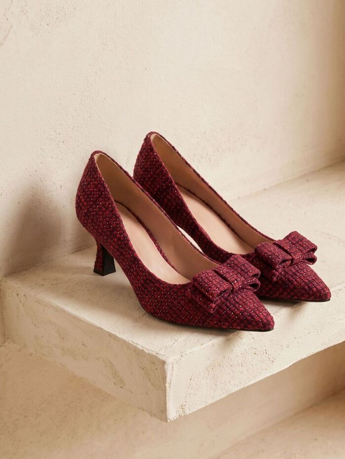 인더발코니(IN THE BALCONY) Sillage Tweed red