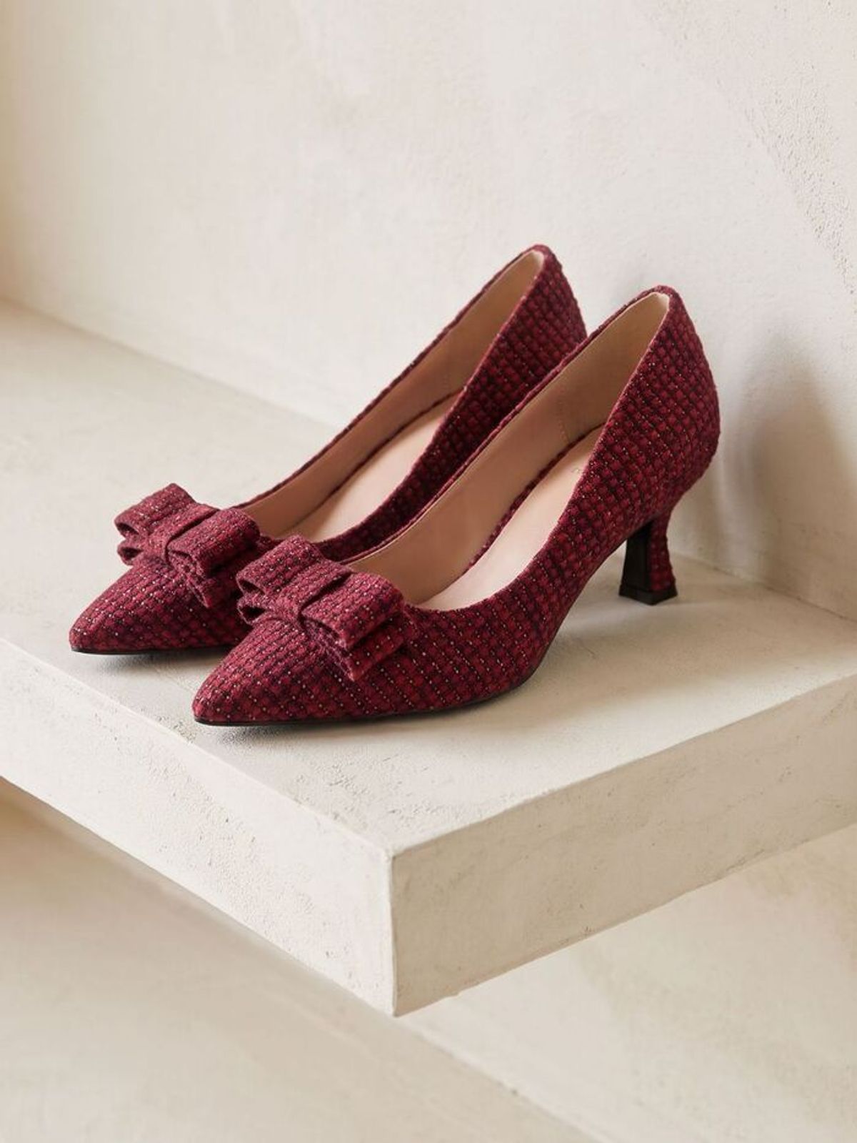 인더발코니(IN THE BALCONY) Sillage Tweed red