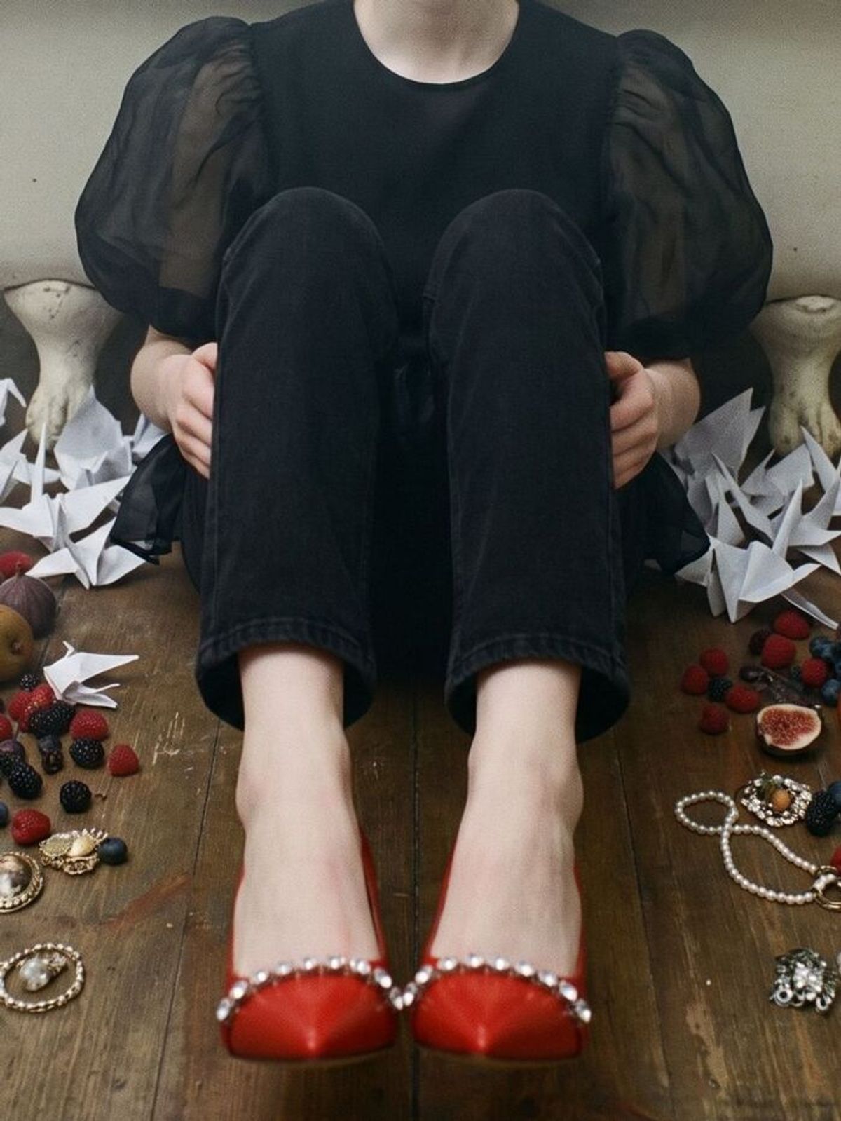 인더발코니(IN THE BALCONY) JETAIME Pumps Cherry
