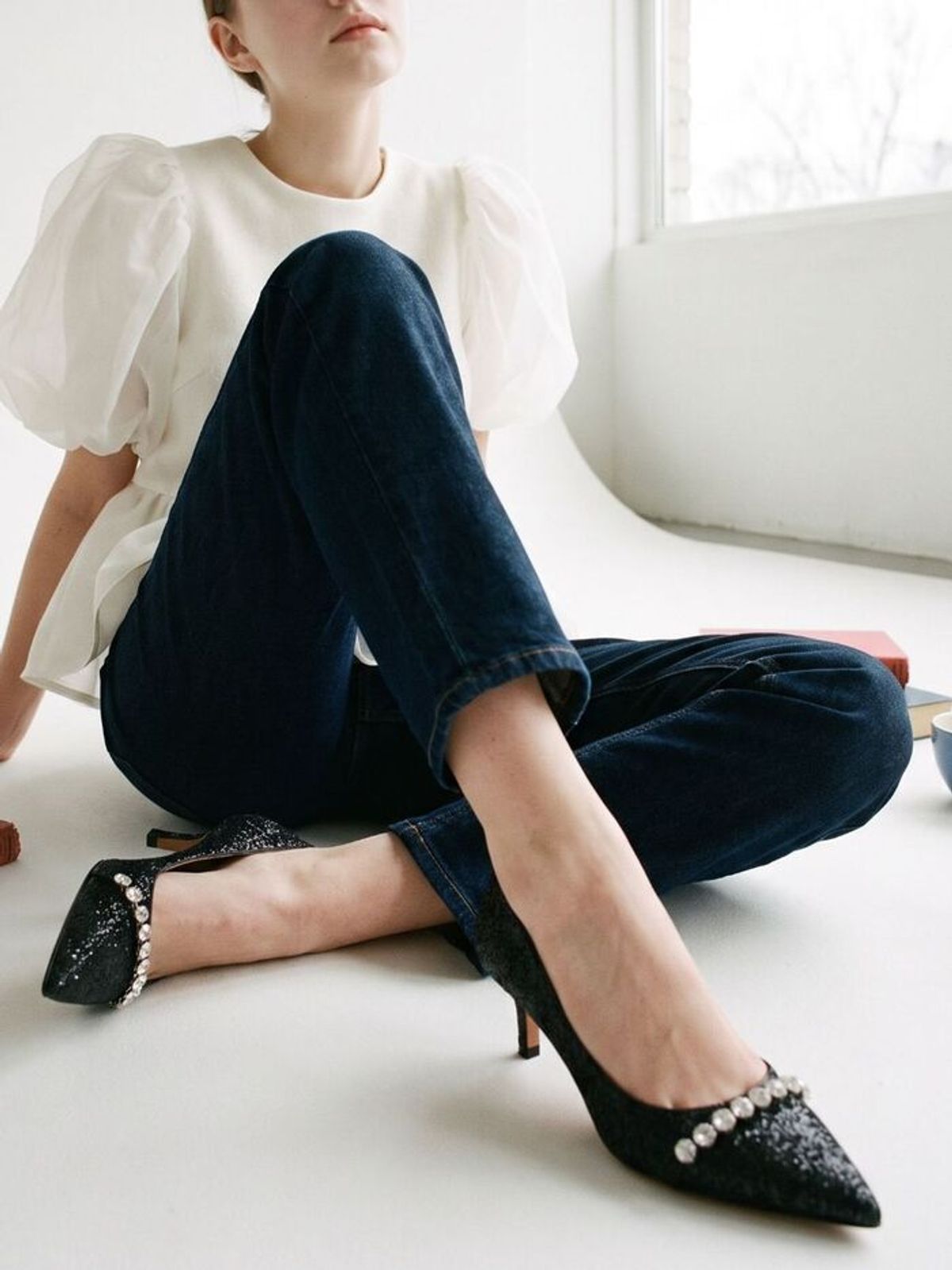인더발코니(IN THE BALCONY) JETAIME Pumps Nuit