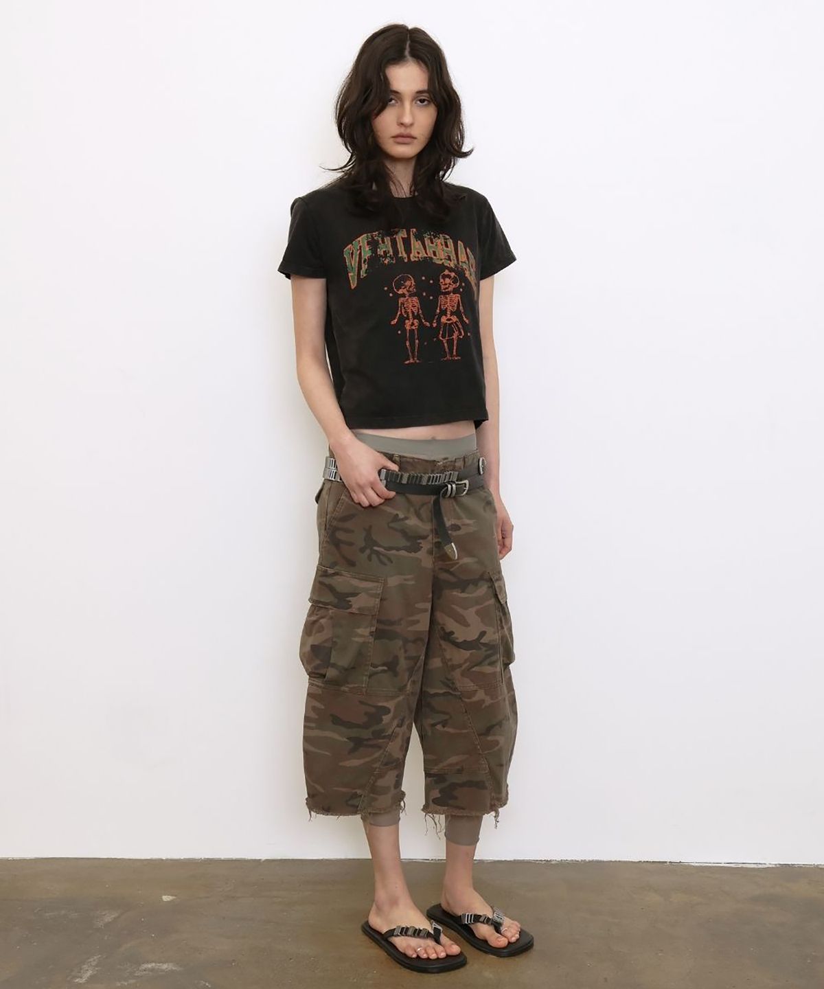 더블유케이엔디 프로젝트(WKND PROJECT) UTILITY WASHED CARGO PANTS