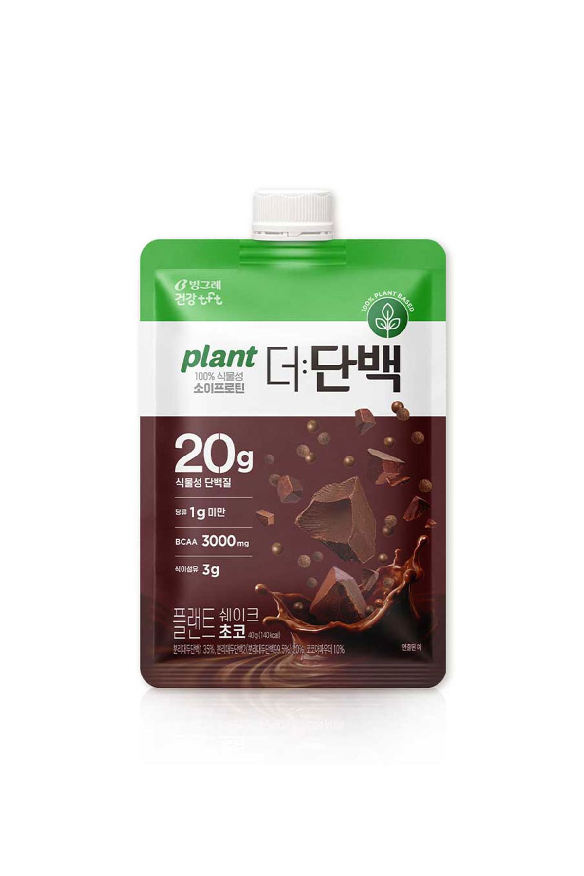 빙그레(BINGGRAE) 더단백 플랜트 쉐이크 초코 7개입*1개