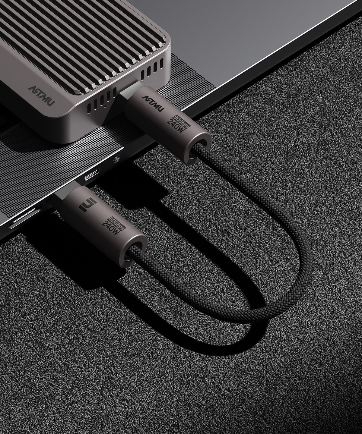 아트뮤(ARTMU) USB4 C타입 80Gbps 240W 5A 키링스트랩 케이블 15cm