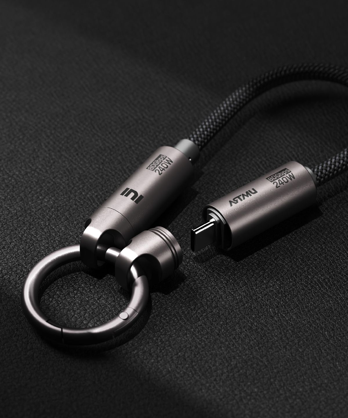 아트뮤(ARTMU) USB4 C타입 80Gbps 240W 5A 키링스트랩 케이블 15cm