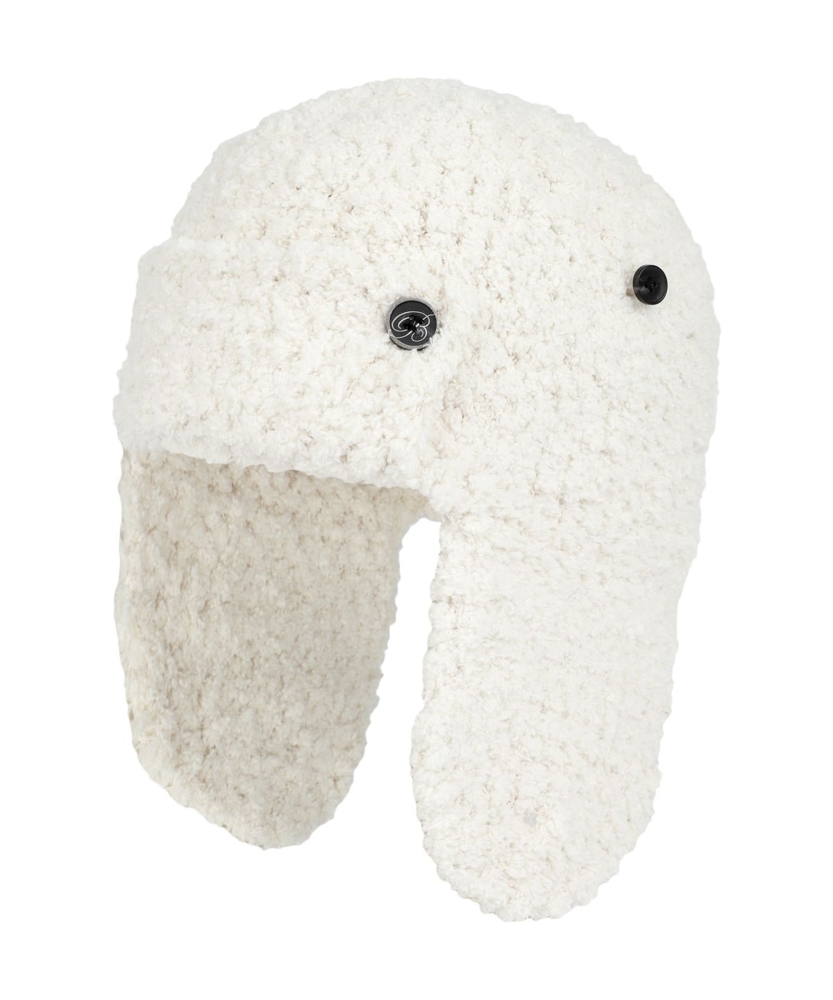 버터니(BUTTONY) BUTTON EAR MUFF BEANIE (IVORY)