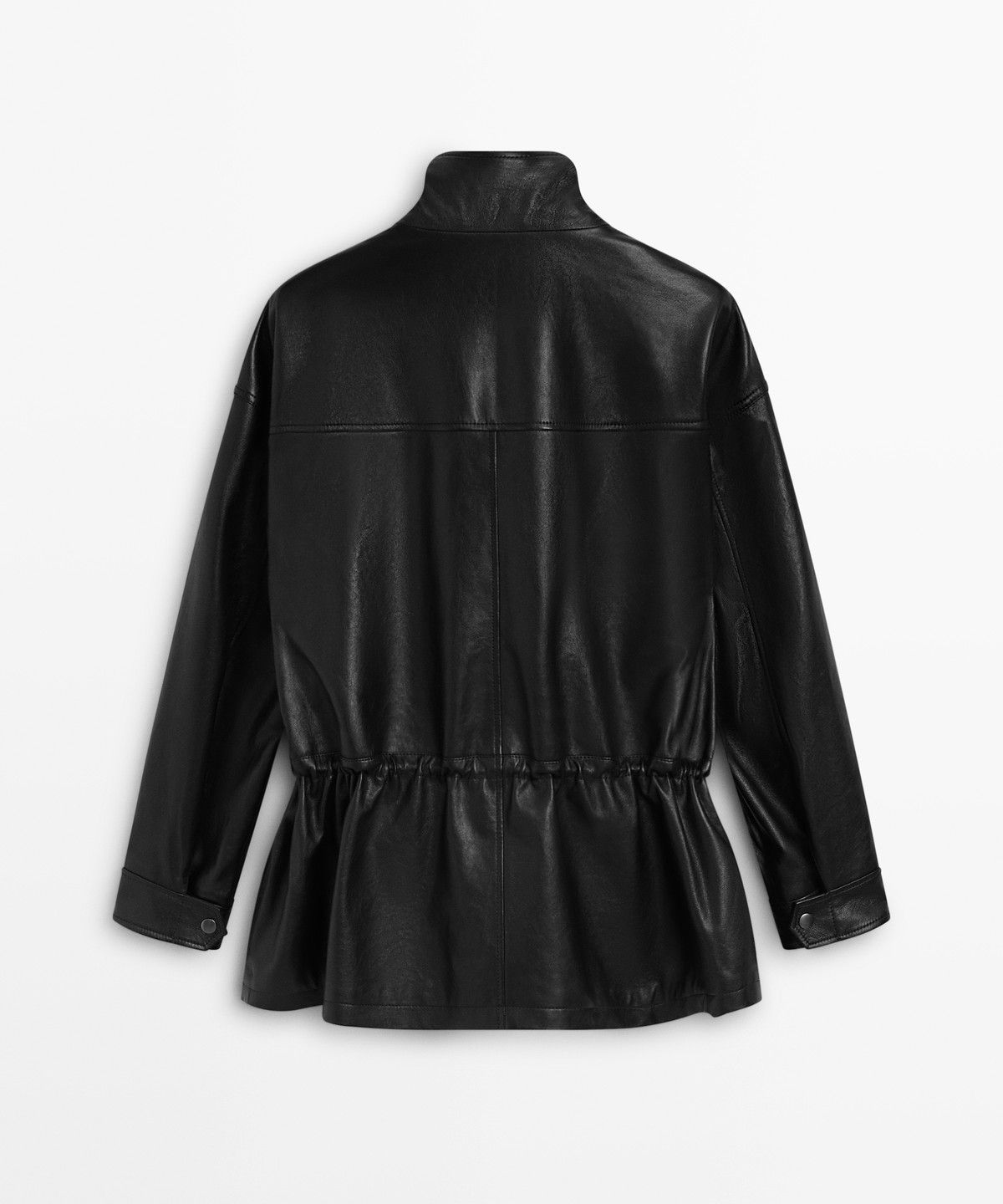 마시모두띠(MASSIMO DUTTI) 포켓 디테일 나파 양가죽 재킷
