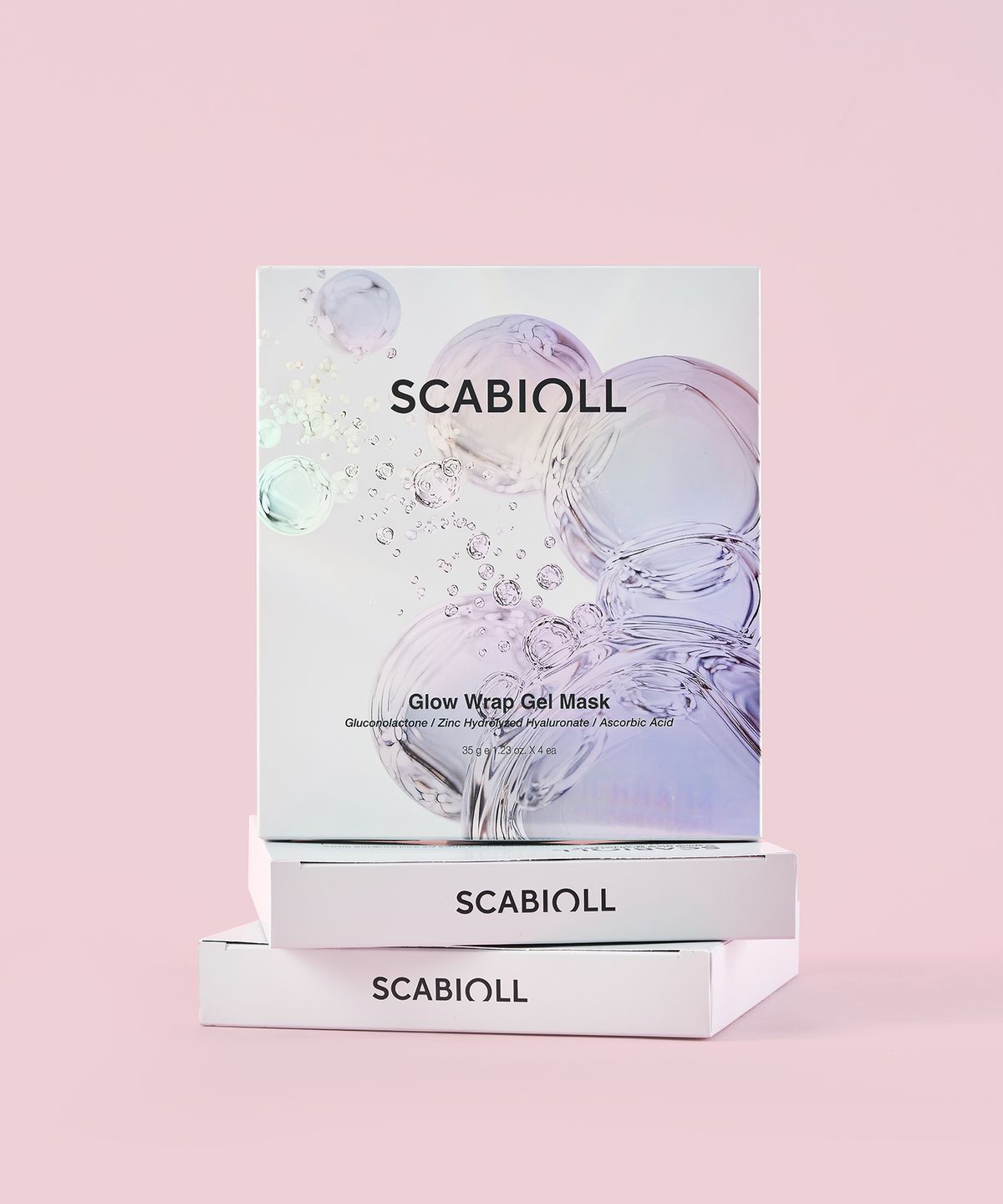 스카비올(SCABIOLL) 글로우 랩 겔 마스크 8매입(+2매)