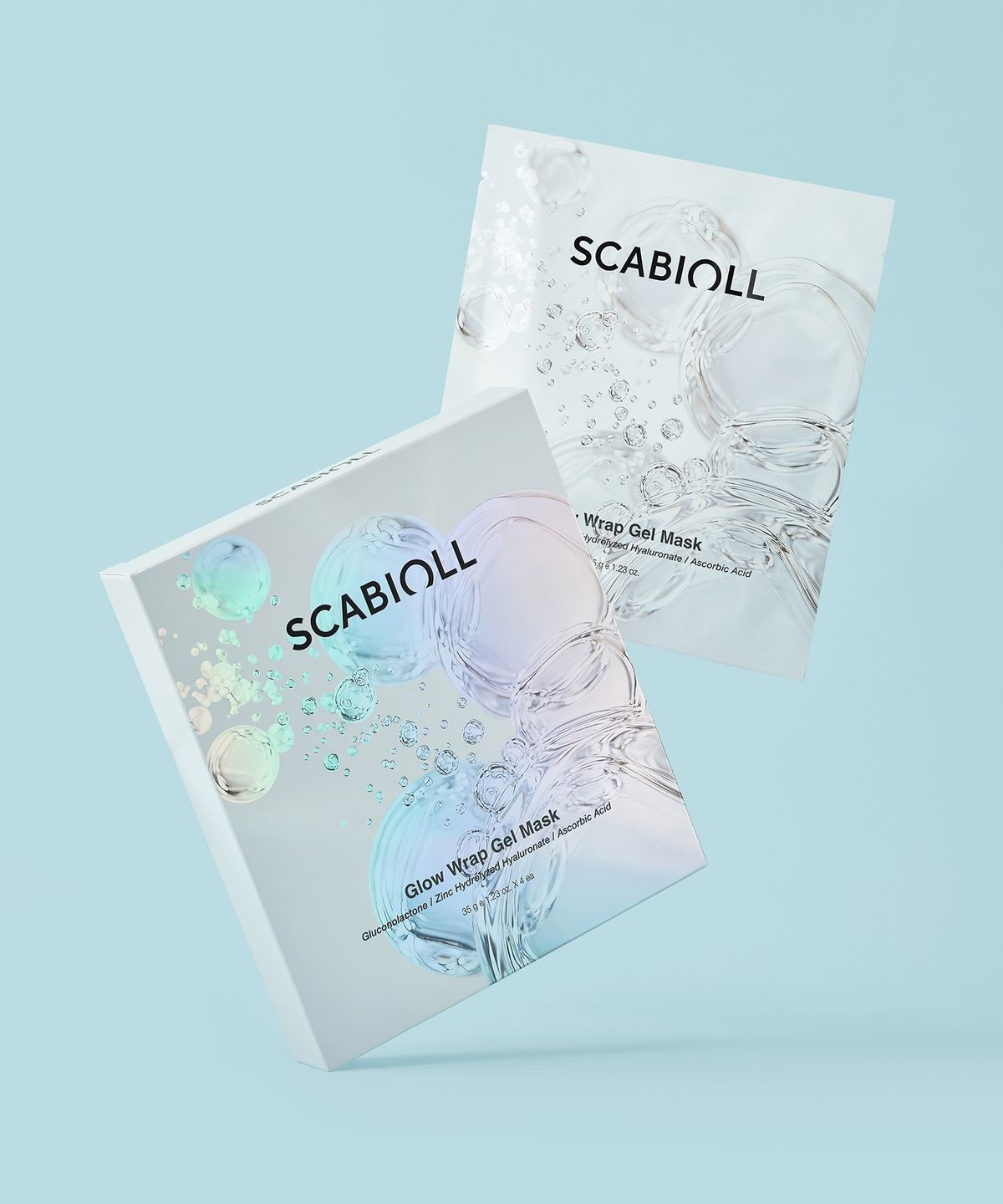 스카비올(SCABIOLL) 글로우 랩 겔 마스크 8매입(+2매)