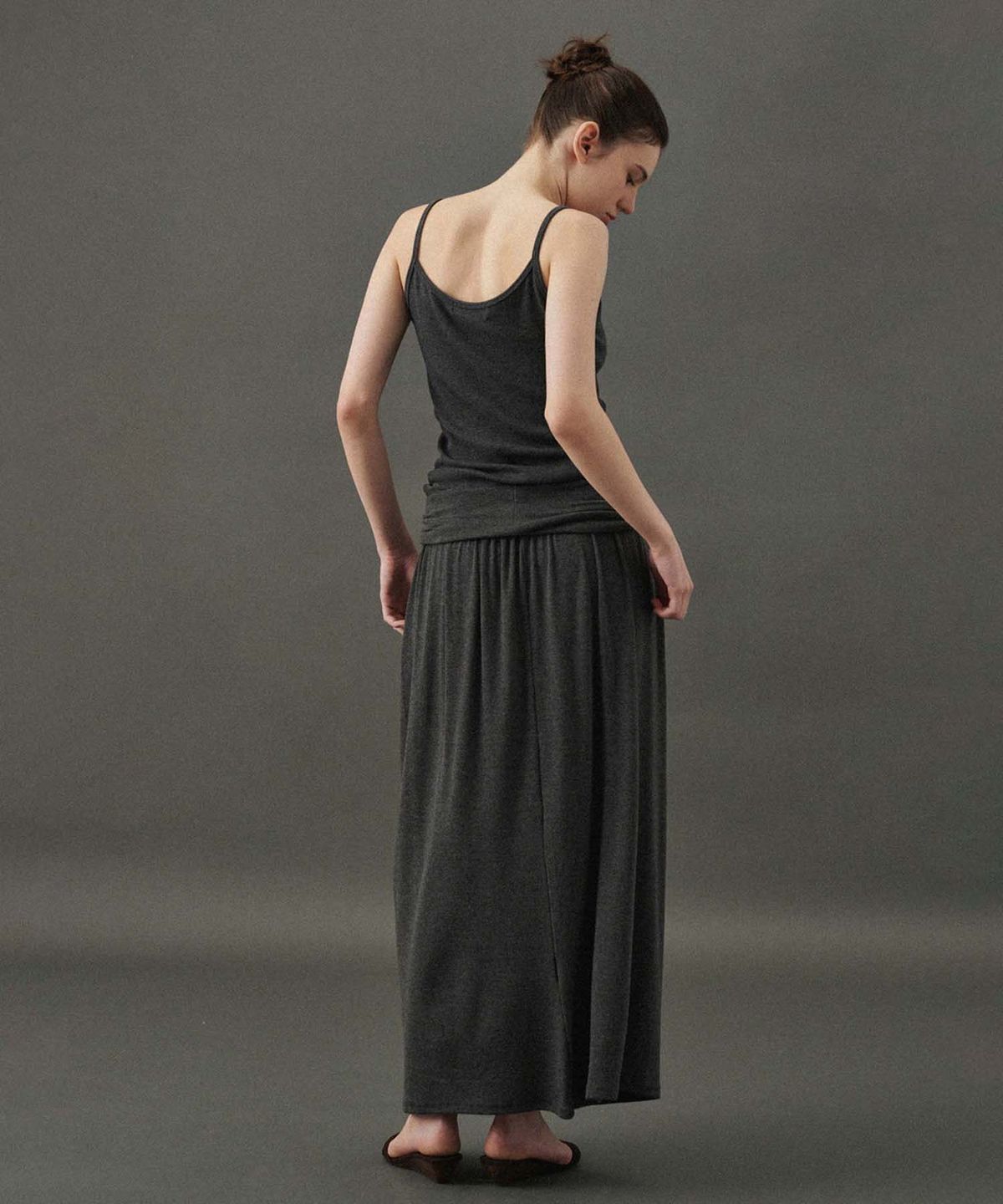플라드주르(PLATDUJOUR) Angora soft sleeveless (Grey)