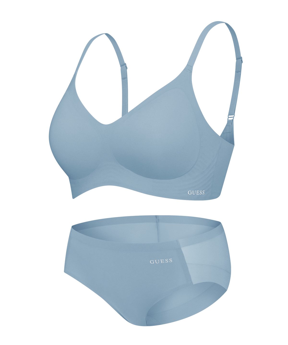 게스언더웨어(GUESS UNDERWEAR) 소프트웜 심리스 브라 팬티 세트