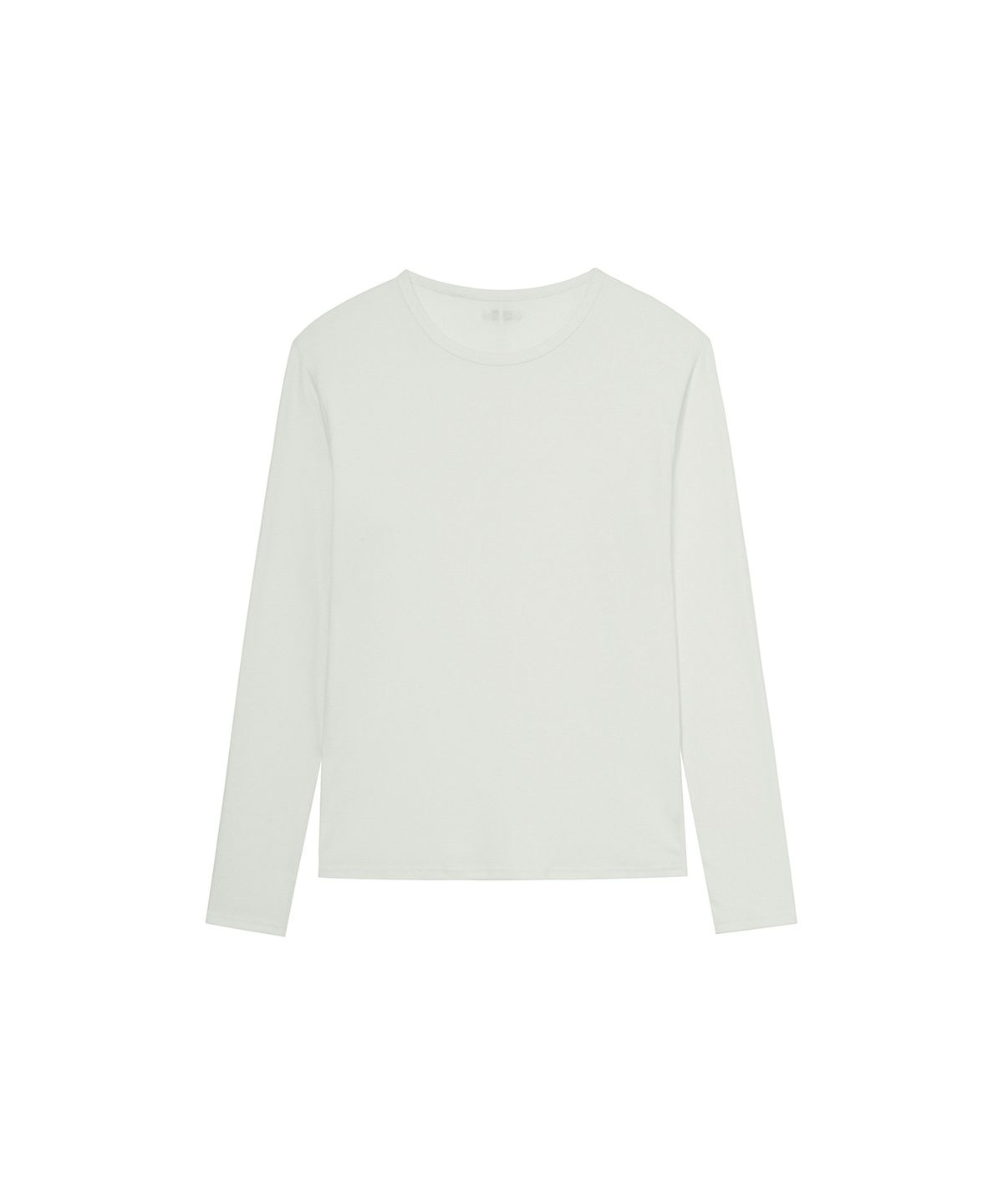 세비지(SAVAGE) Wool Jersey Crewneck Long Sleeve - Ivory