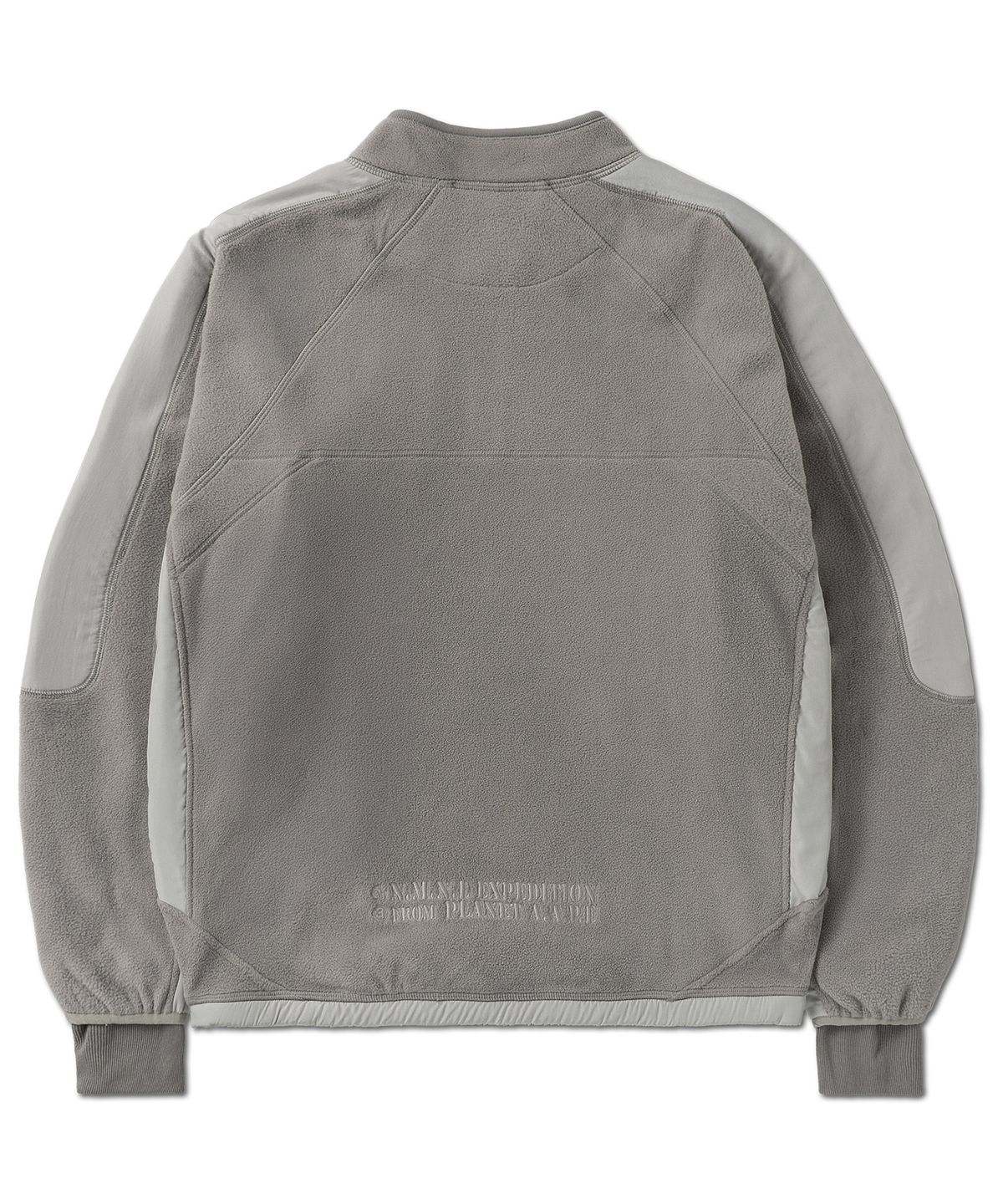 에이프(AAPE) AAPE X NMNL FLEECE HALF ZIP-UP - SAND GRAY