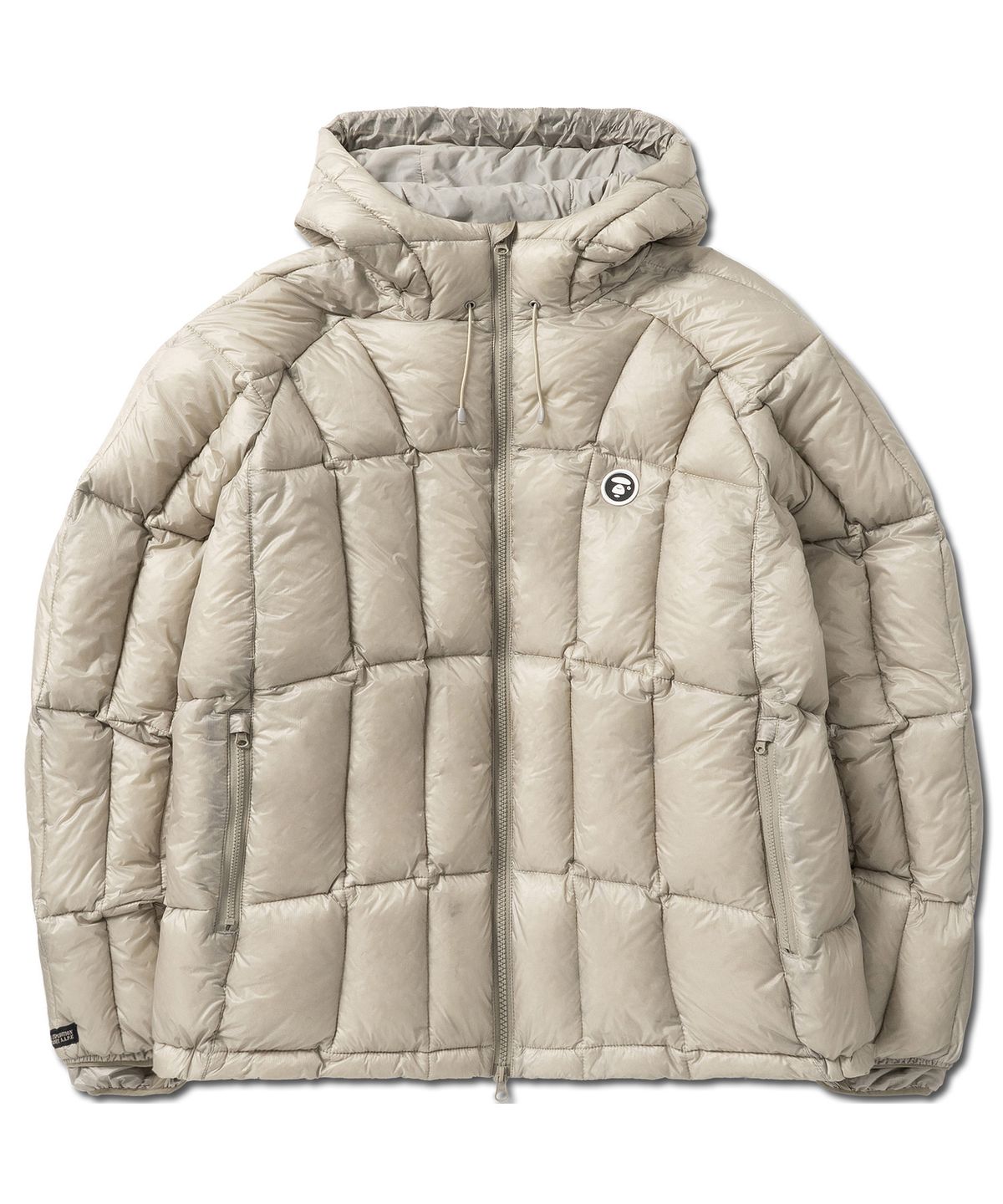 에이프(AAPE) AAPE X NMNL DUCK DOWN JACKET - SAND GRAY