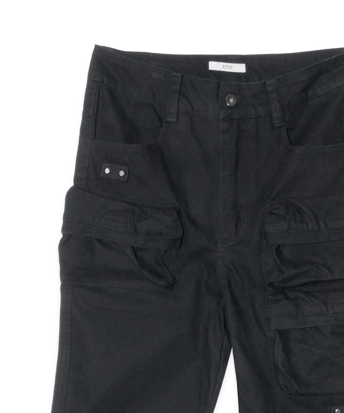 이티씨이(ETCE) Koin Multipocket Cotton Pants (Black)