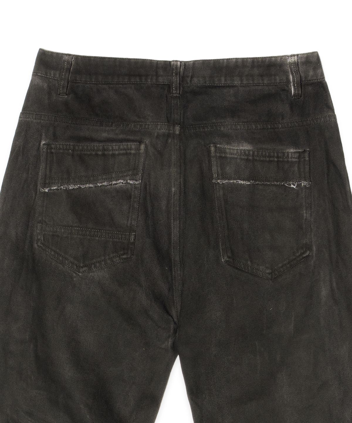 이티씨이(ETCE) Sotillda Washed Raw Edge Denim (Black)