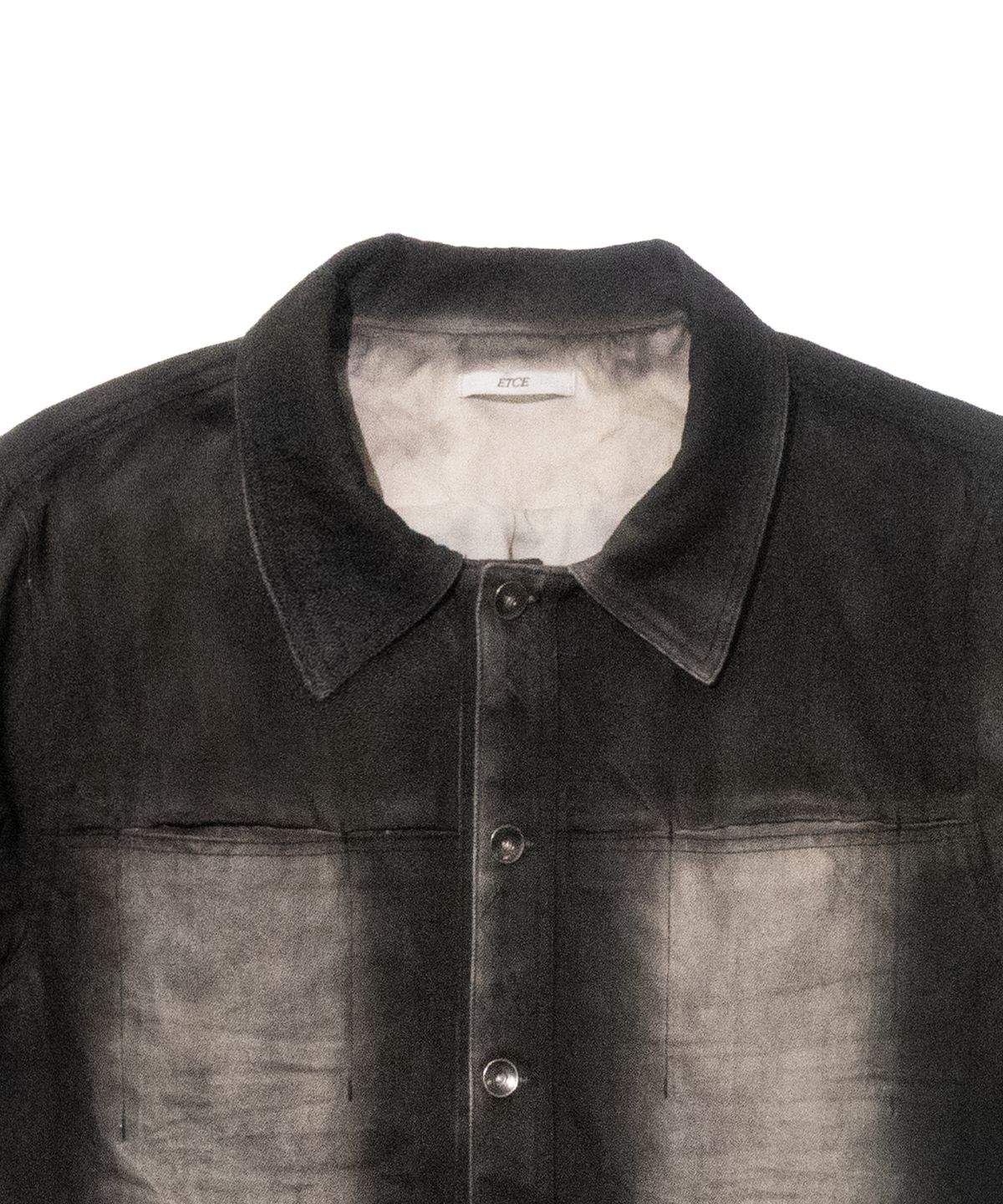 이티씨이(ETCE) Washed Pocket Cotton Trucker (Black)