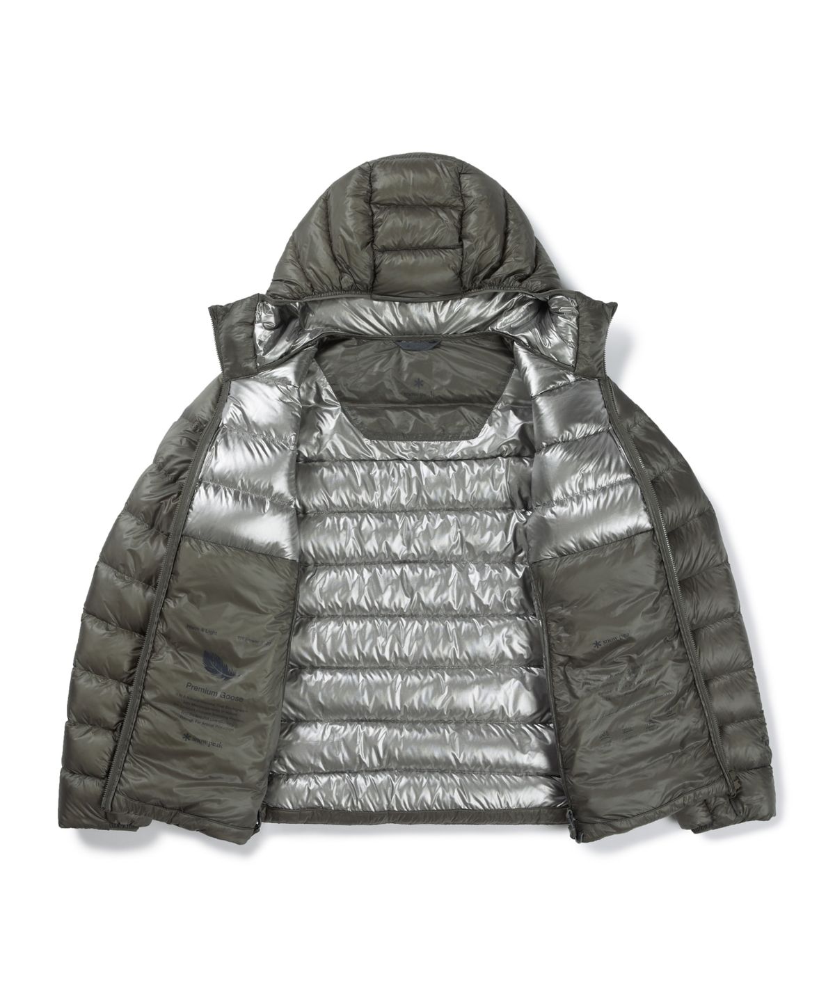 스노우피크 어패럴(SNOWPEAK APPAREL) 에어플렉스 7D 티타늄 경량 구스 다운 자켓 (S26WUPDJ76) Khaki Gray