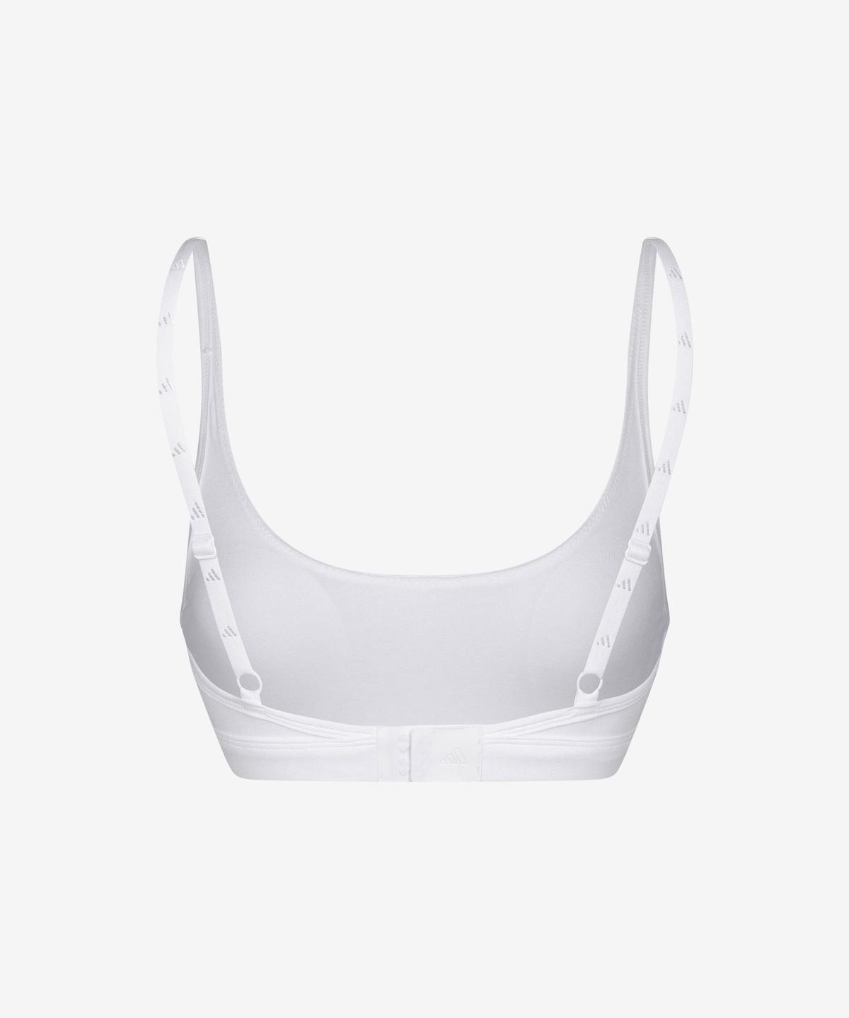 아디다스 언더웨어(ADIDAS UNDERWEAR) 코튼 스쿱넥 브라렛 화이트
