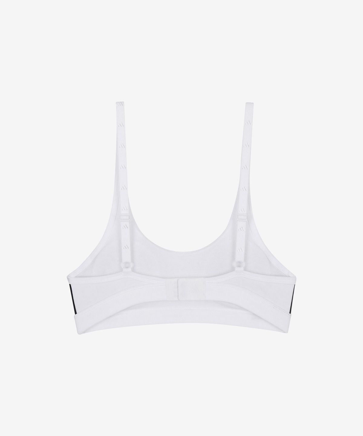 아디다스 언더웨어(ADIDAS UNDERWEAR) 코튼 스쿱넥 브라렛 화이트